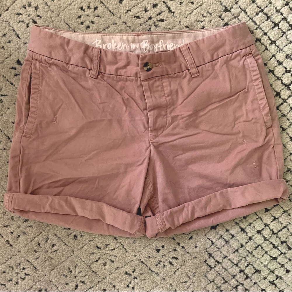 J Crew Blush Pink Boyfriend Shorts Women’s 4
